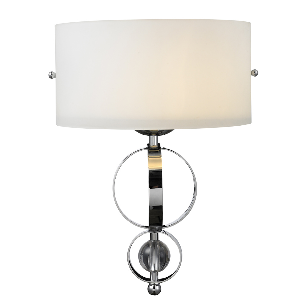 Golden Lighting Cerchi 1-light Wall Sconce in Chrome